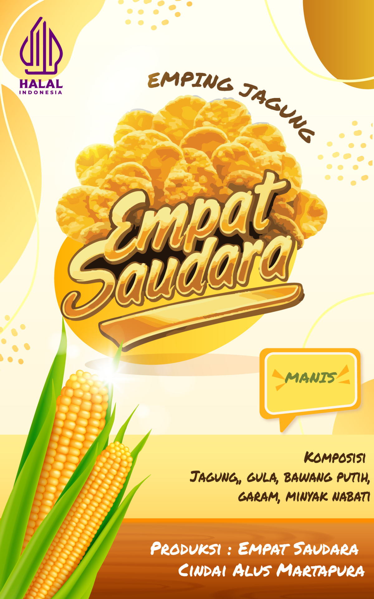 Empat Saudara Sambal — Label & Packaging Architecture